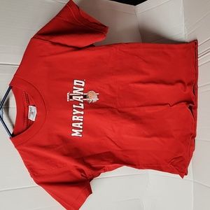 EUC Maryland Terrapinwear Maryland Terps Basketball Boys sz L (14-16) Tshirt